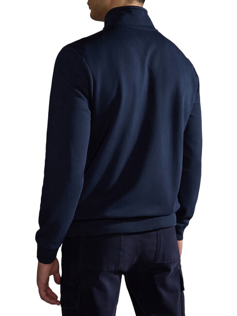BALIS FZ High-neck sweatshirt with zip blu marine - Sweatshirts