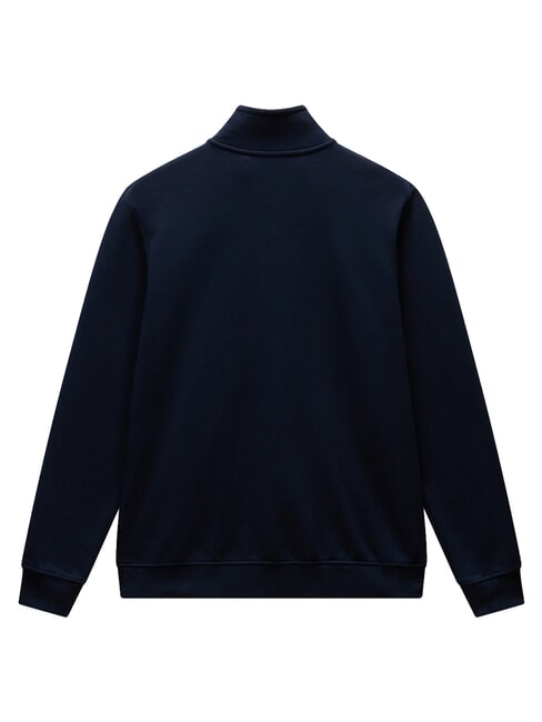 BALIS FZ High-neck sweatshirt with zip blu marine - Sweatshirts