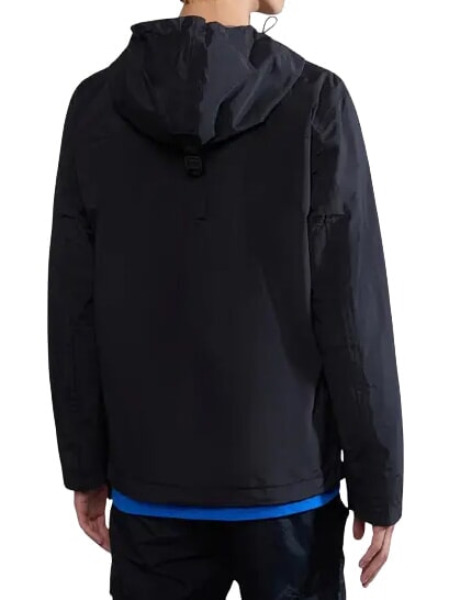 K RAINFOREST SUM 4 Windbreaker with hood and front pocket black 041 - Baby Jackets