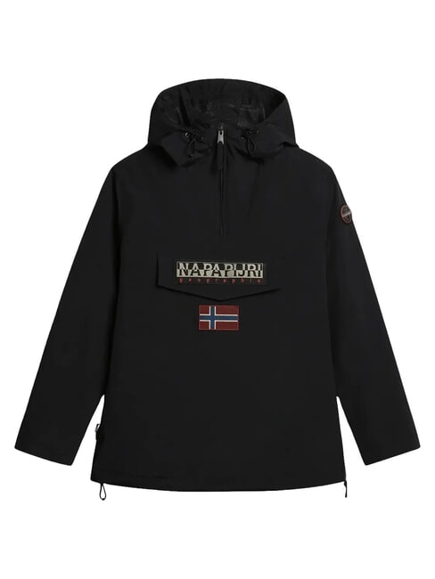 K RAINFOREST SUM 4 Windbreaker with hood and front pocket black 041 - Baby Jackets