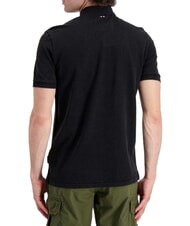 NAPAPIJRI ELBAS 4 Short sleeve cotton polo shirt black 041 - Polo shirt - 2