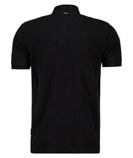 NAPAPIJRI ELBAS 4 Short sleeve cotton polo shirt black 041 - Polo shirt - 6