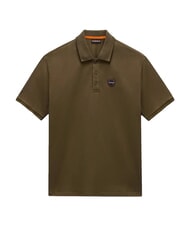 NAPAPIJRI E-BADGE SS 1 Short-sleeved polo shirt dark olive - Polo shirt - 4