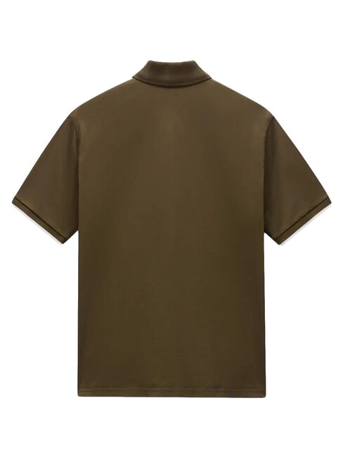 E-BADGE SS 1 Short-sleeved polo shirt dark olive - Polo shirt