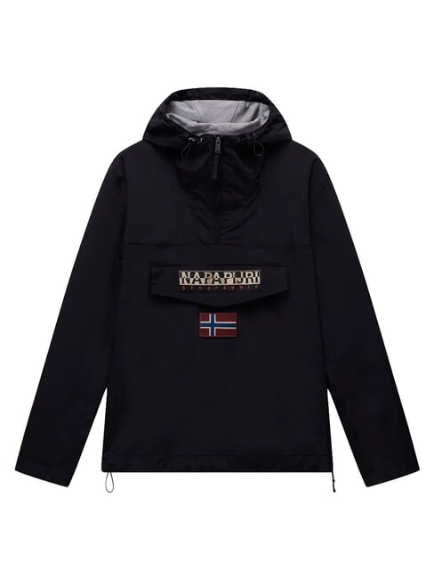 RAINFOREST M SUM 3 Jacket with hood and front pocket black 041 - Men's Jackets