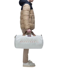 NAPAPIJRI BERING Duffel bag with shoulder strap beige silver - Duffle bags - 3