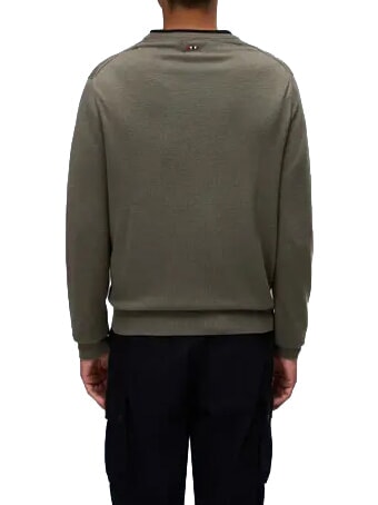 DAMAVAND Wool sweater tea leaf - Men's Sweaters