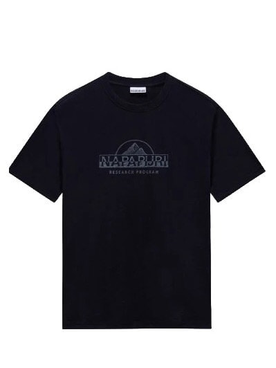 SANDIR SS Cotton T-Shirt black beauty - T-shirt