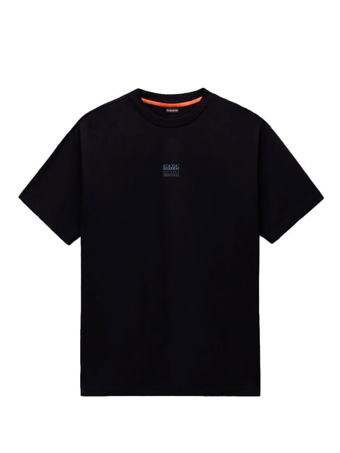 S-ELEVATED LOGO SS Cotton T-Shirt black beauty - T-shirt