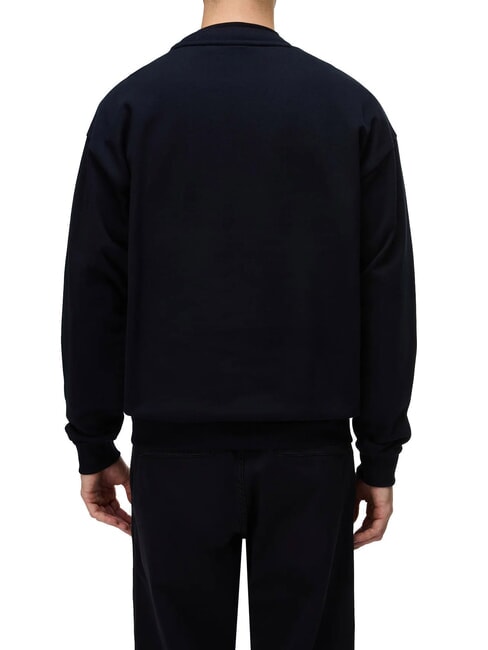 B-ELEVATED LOGO C Cotton sweatshirt black beauty - Sweatshirts