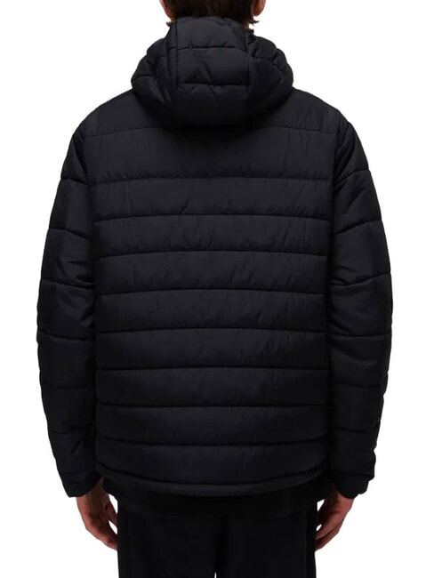 A-GESAR H Down jacket with hood black beauty - Men's down jackets