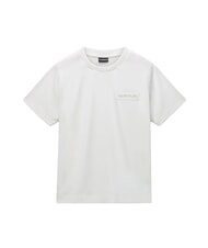 NAPAPIJRI S-CLARAO SS Cotton T-Shirt white whisper - T-shirt - 3