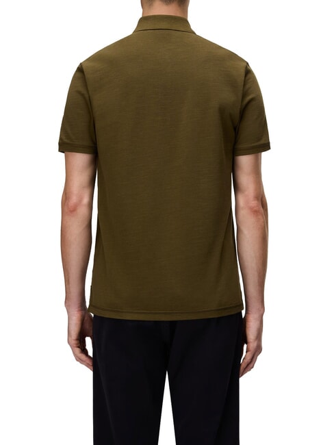 EBEA 3 Cotton polo shirt dark olive - Polo shirt