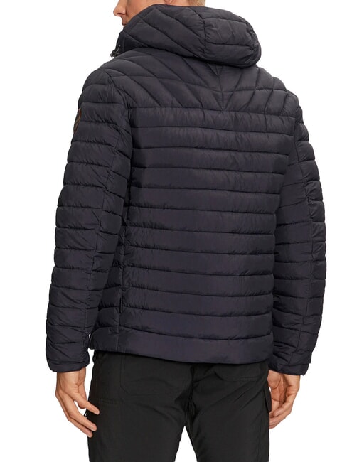 A-LAPAZ H Down jacket with hood blu marine - Men's down jackets