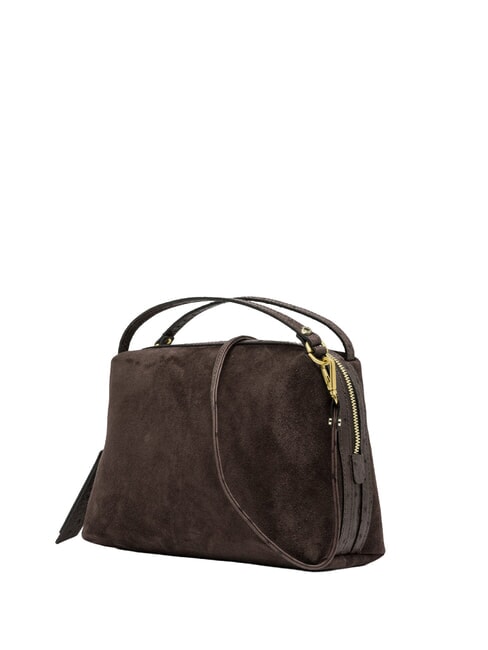 ALIFA Handbag with shoulder strap, in leather mocha - Women&rsquo;s Bags