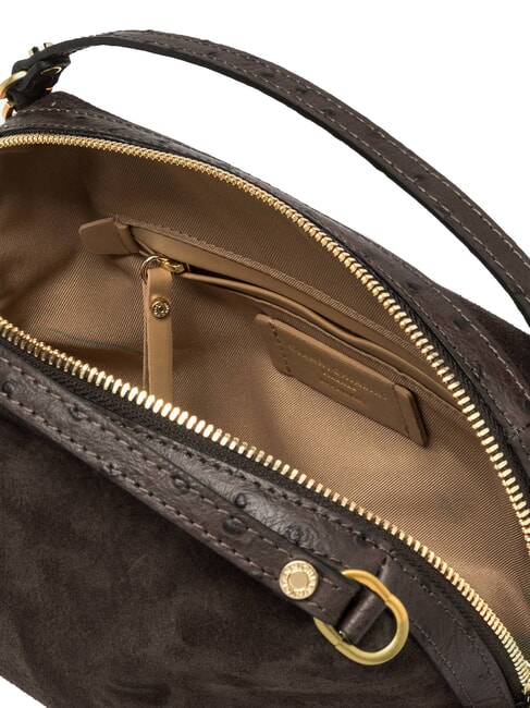 ALIFA Handbag with shoulder strap, in leather mocha - Women&rsquo;s Bags