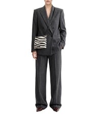 GIANNI CHIARINI HERMY Ponyskin clutch bag black and white zebra - Women&rsquo;s Bags - 2