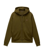 NAPAPIJRI BALIS Full zip sweatshirt dark olive - Sweatshirts - 5