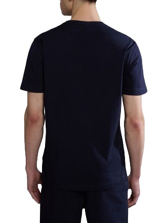 S-KASBA Short-sleeved T-shirt, pure cotton blu marine - T-shirt