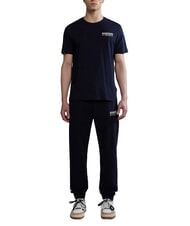 NAPAPIJRI S-KASBA Short-sleeved T-shirt, pure cotton blu marine - T-shirt - 4