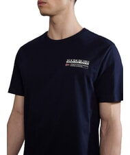 NAPAPIJRI S-KASBA Short-sleeved T-shirt, pure cotton blu marine - T-shirt - 3