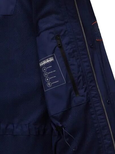 A-RIVALTO FIELD Hooded jacket naval acade - Men's Jackets