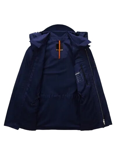 A-RIVALTO FIELD Hooded jacket naval acade - Men's Jackets