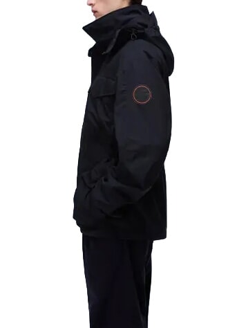 A-RIVALTO FIELD Hooded jacket black beauty - Men's Jackets