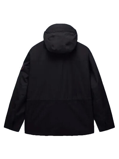 A-RIVALTO FIELD Hooded jacket black beauty - Men's Jackets