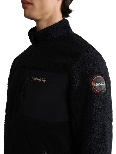 YUPIK FZ 3 Zip-up fleece with logo black 041 - Sweatshirts