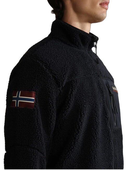 YUPIK FZ 3 Zip-up fleece with logo black 041 - Sweatshirts
