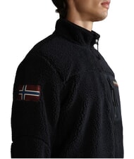 NAPAPIJRI YUPIK FZ 3 Zip-up fleece with logo black 041 - Sweatshirts - 4