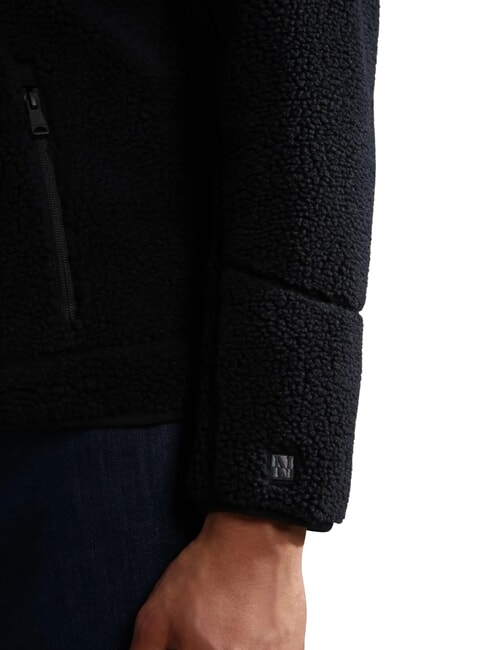 YUPIK FZ 3 Zip-up fleece with logo black 041 - Sweatshirts