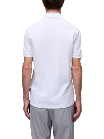 E-AYLMER Short-sleeved polo shirt BLACK - Polo shirt