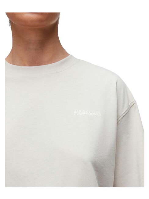 S-BISE SS Short-sleeved T-shirt beige silver - T-shirt