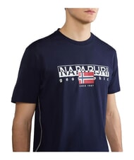 NAPAPIJRI S-AYLMER Cotton T-Shirt blu marine - T-shirt - 3