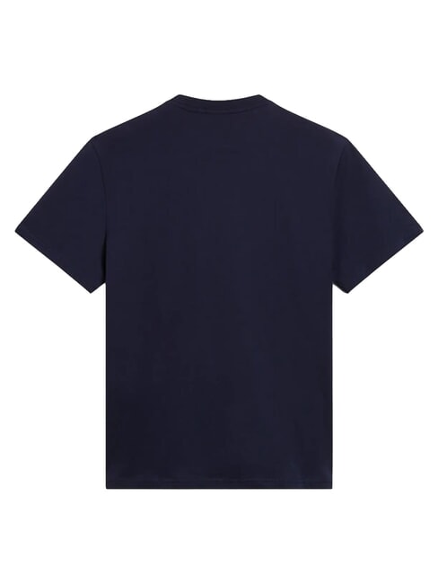 S-AYLMER Cotton T-Shirt blu marine - T-shirt