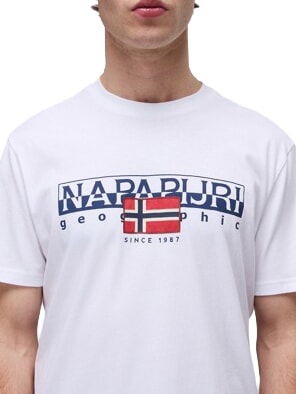 S-AYLMER Cotton T-Shirt BLACK - T-shirt