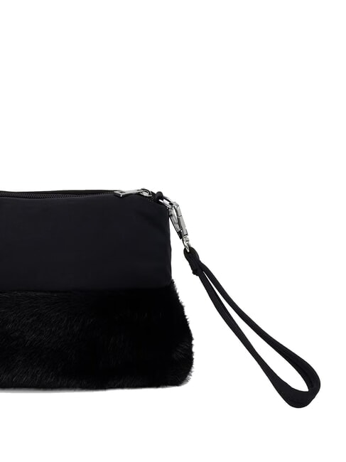 PADDED Clutch bag with cuff BLACK - Women&rsquo;s Bags