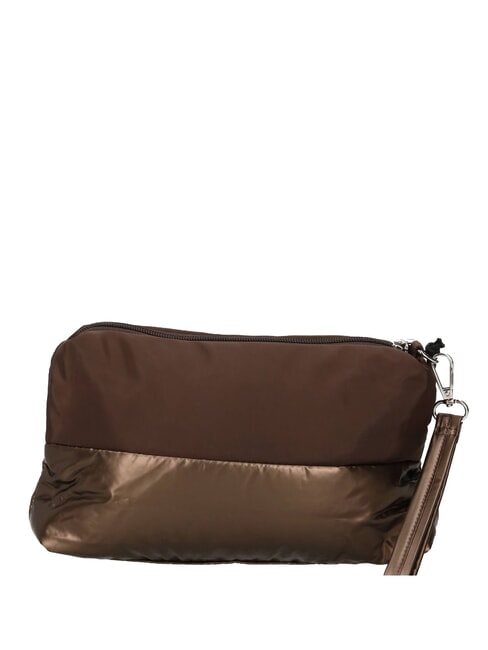 PADDED Clutch bag with cuff DarkBrown - Women&rsquo;s Bags