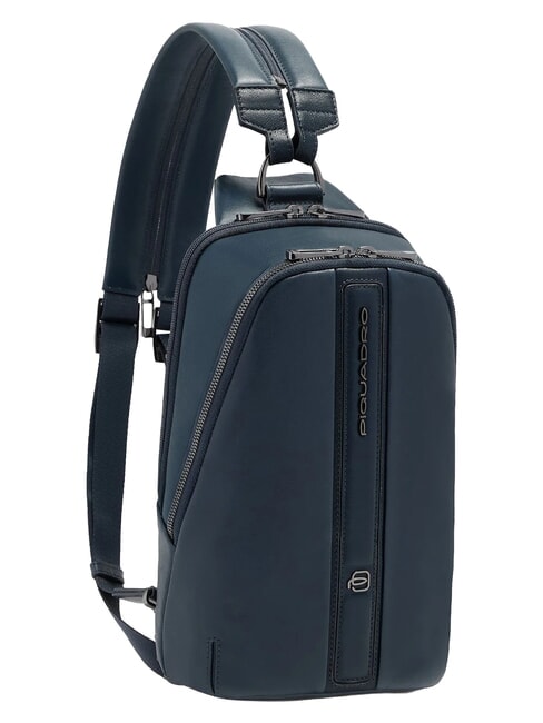 VICTOR Leather One-Shoulder Backpack blue - Laptop backpacks