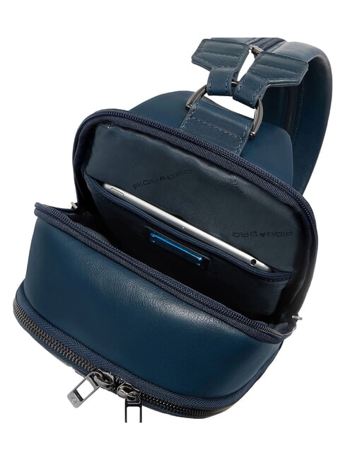 VICTOR Leather One-Shoulder Backpack blue - Laptop backpacks