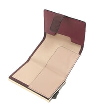 PIQUADRO CIRCLE Leather card holder burgundy/pink - Men&rsquo;s Wallets - 3
