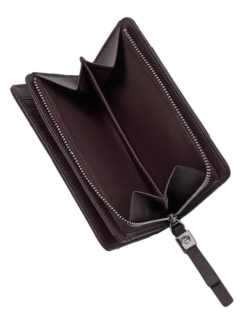 LYRA Leather wallet burgundy 2 - Women&rsquo;s Wallets