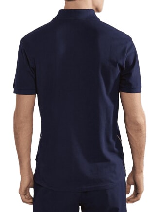 E-AYLMER Short-sleeved polo shirt blu marine - Polo shirt