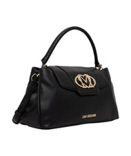 LOVE MOSCHINO OVAL FRIEZE Handbag, with shoulder strap - Women&rsquo;s Bags