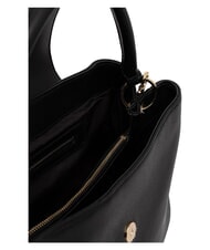 LOVE MOSCHINO OVAL FRIEZE Handbag, with shoulder strap Black - Women&rsquo;s Bags - 4