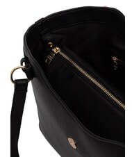 LOVE MOSCHINO OVAL FRIEZE Shopper with clutch Black - Women&rsquo;s Bags - 5