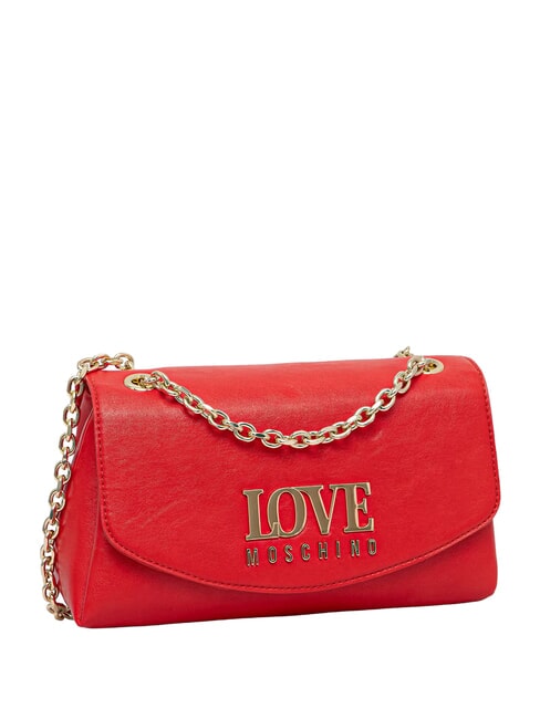 GILDED Shoulder bag, with chain RED - Women&rsquo;s Bags