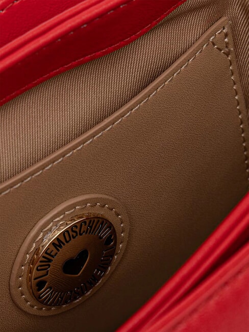 GILDED Shoulder bag, with chain RED - Women&rsquo;s Bags